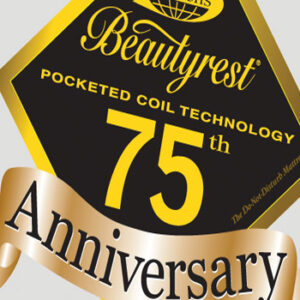 75th anniversary of Beautyrest pocket coil technology.